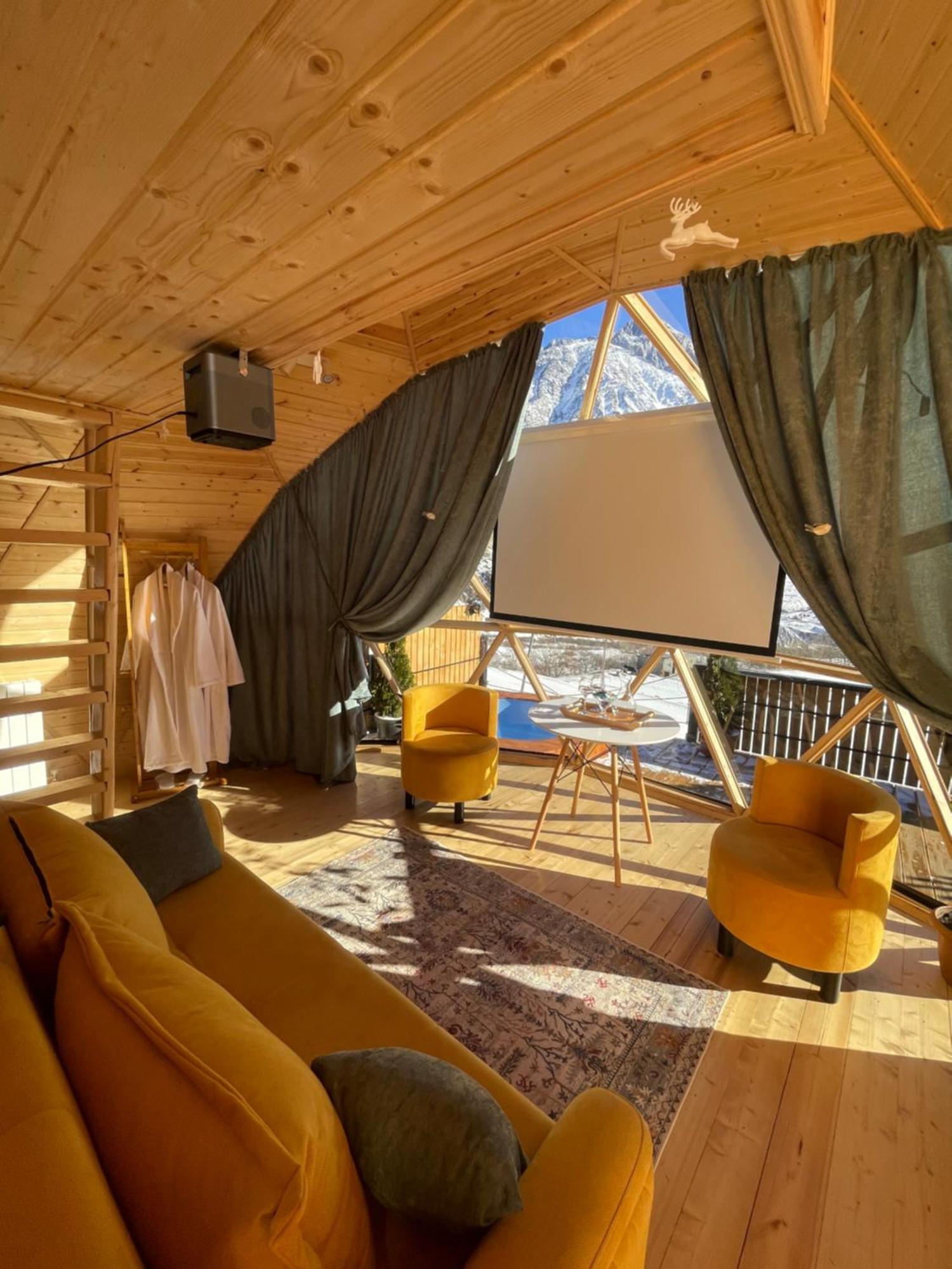 Вилла Gabua Glamping Казбеги Экстерьер фото